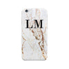 White & Gold Marble Case