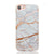 White & Rose Chrome Marble Case