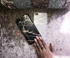 Black Chrome Marble Case